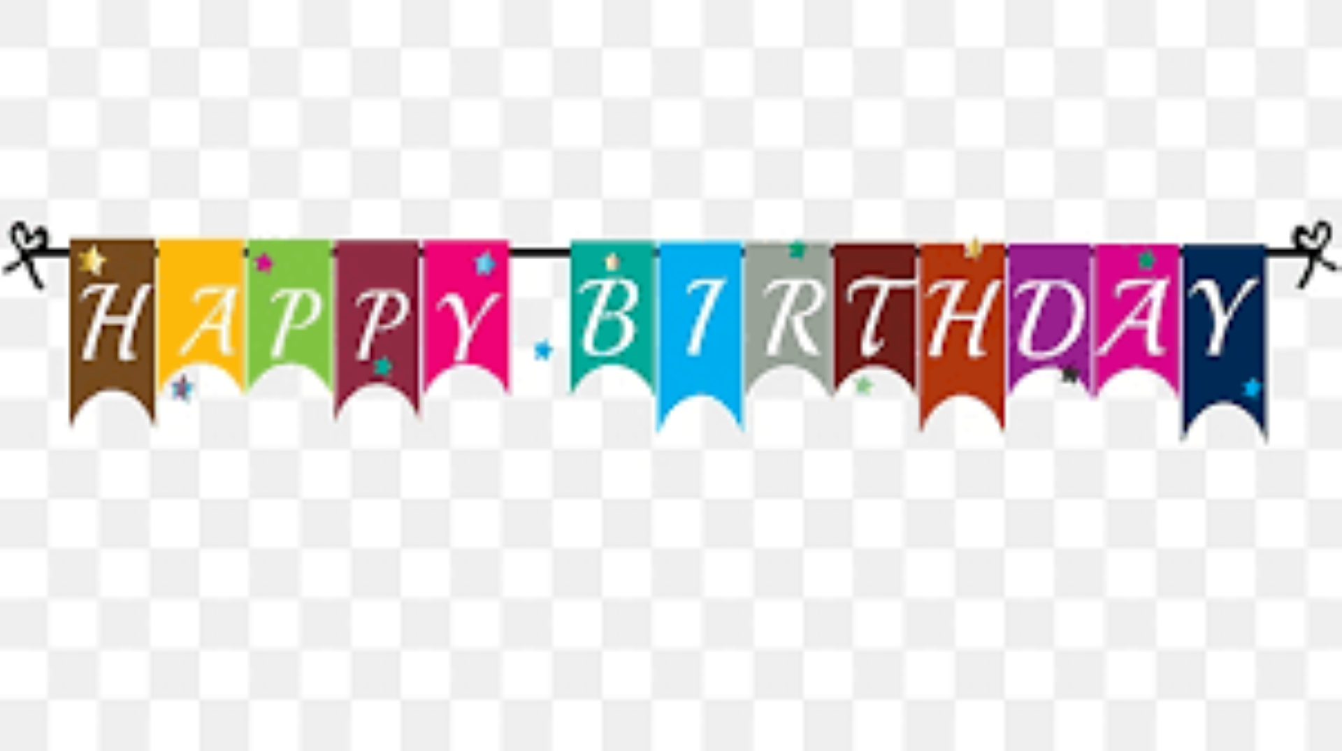 GEMAR HAPPY BIRTHDAY BANNERS 90CM